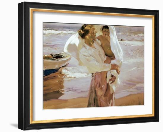 After the Bath-Joaqu?n Sorolla y Bastida-Framed Art Print