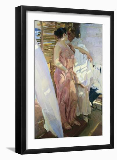 After the Bath-Joaquín Sorolla y Bastida-Framed Art Print