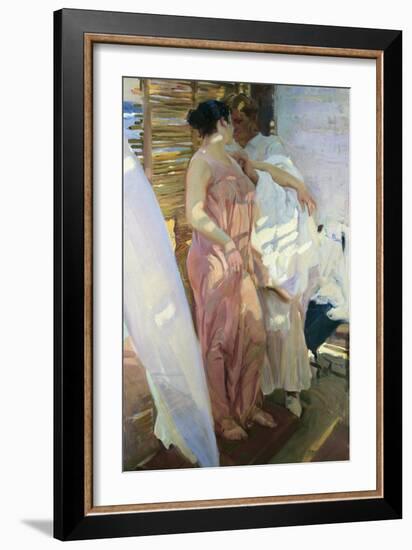 After the Bath-Joaquín Sorolla y Bastida-Framed Art Print