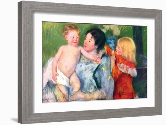 After the Bath-Mary Cassatt-Framed Art Print