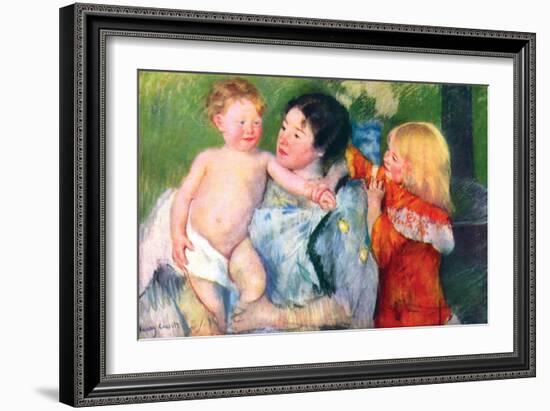 After the Bath-Mary Cassatt-Framed Art Print