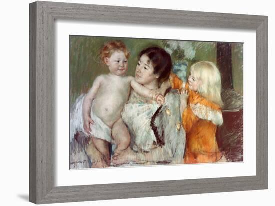 After the Bath-Mary Cassatt-Framed Giclee Print