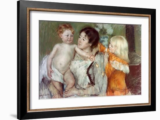 After the Bath-Mary Cassatt-Framed Giclee Print