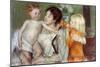 After the Bath-Mary Cassatt-Mounted Giclee Print