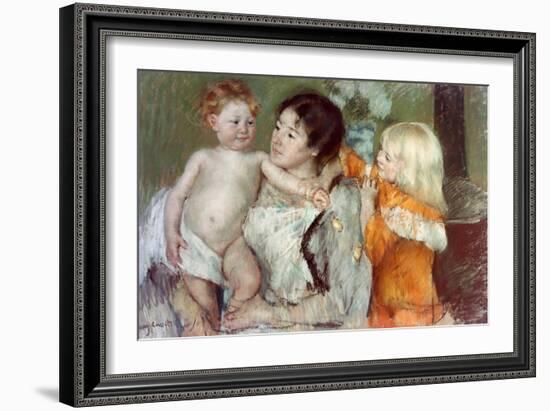 After the Bath-Mary Cassatt-Framed Giclee Print