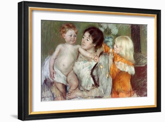 After the Bath-Mary Cassatt-Framed Giclee Print