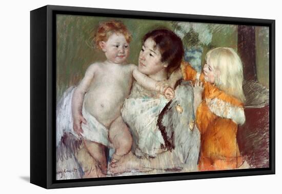 After the Bath-Mary Cassatt-Framed Premier Image Canvas