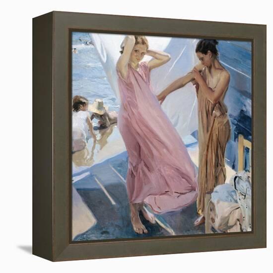 After the Bath-Joaquín Sorolla y Bastida-Framed Premier Image Canvas