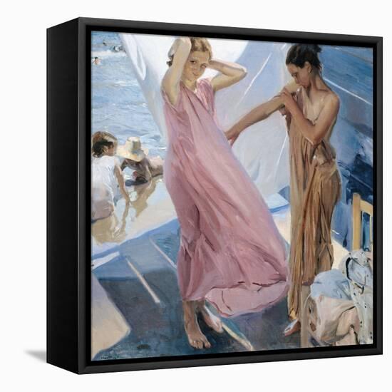 After the Bath-Joaquín Sorolla y Bastida-Framed Premier Image Canvas