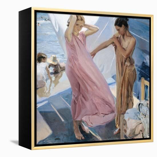 After the Bath-Joaquín Sorolla y Bastida-Framed Premier Image Canvas