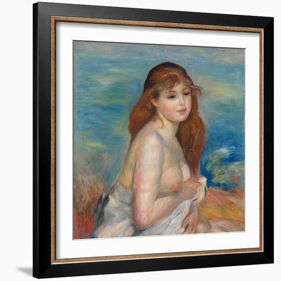 After the Bath-Pierre-Auguste Renoir-Framed Giclee Print