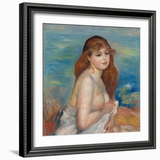 After the Bath-Pierre-Auguste Renoir-Framed Giclee Print