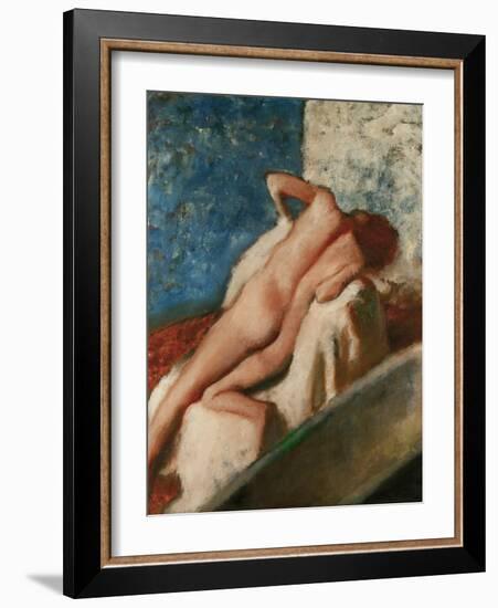 After the Bath-Edgar Degas-Framed Giclee Print