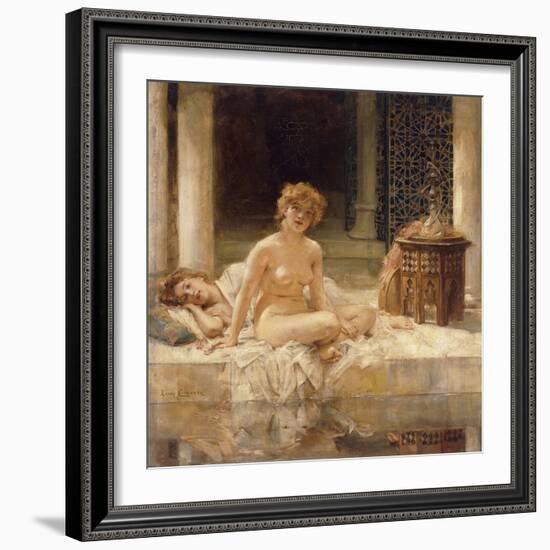 After the Bath-Leon Francois Comerre-Framed Giclee Print