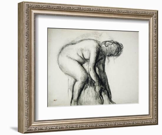 After the Bath-Edgar Degas-Framed Giclee Print