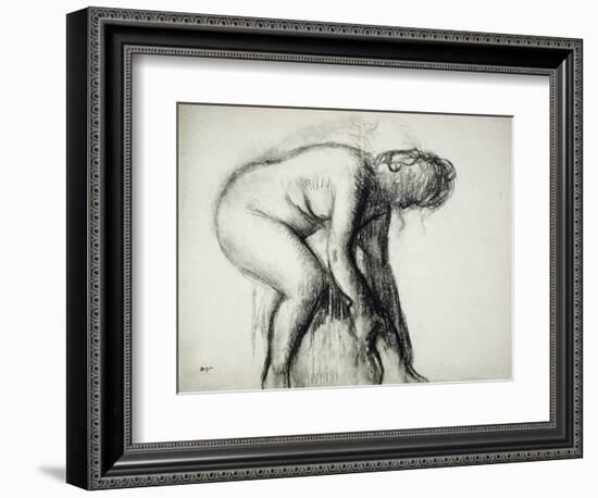 After the Bath-Edgar Degas-Framed Giclee Print