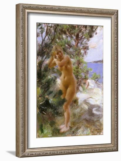 After the Bath-Anders Leonard Zorn-Framed Giclee Print