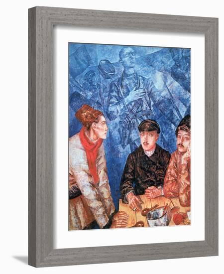 After the Battle, 1923-Kuz'ma Petrov-Vodkin-Framed Giclee Print