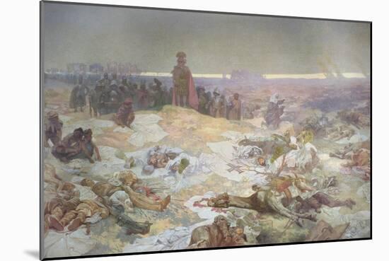 After the Battle of Grunwald, from the 'Slav Epic', 1924-Alphonse Mucha-Mounted Giclee Print
