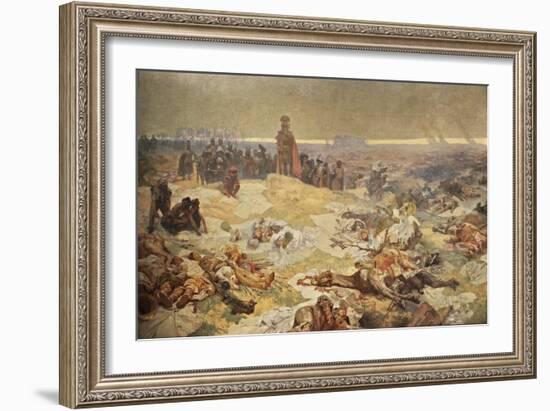 After the Battle of Grunwald. the Solidarity of the Northern Slavs (The Cycle the Slav Epi)-Alphonse Mucha-Framed Giclee Print