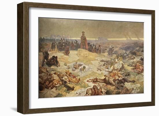 After the Battle of Grunwald. the Solidarity of the Northern Slavs (The Cycle the Slav Epi)-Alphonse Mucha-Framed Giclee Print