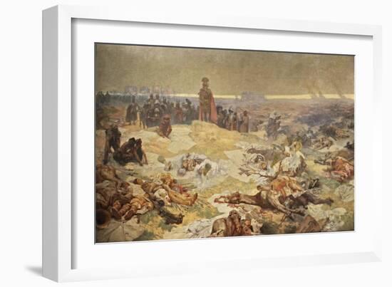 After the Battle of Grunwald. the Solidarity of the Northern Slavs (The Cycle the Slav Epi)-Alphonse Mucha-Framed Giclee Print