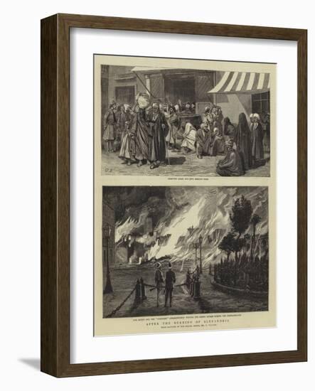 After the Burning of Alexandria-Charles Edwin Fripp-Framed Giclee Print