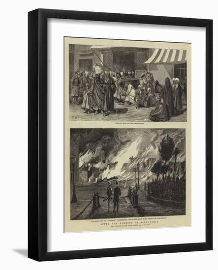 After the Burning of Alexandria-Charles Edwin Fripp-Framed Giclee Print