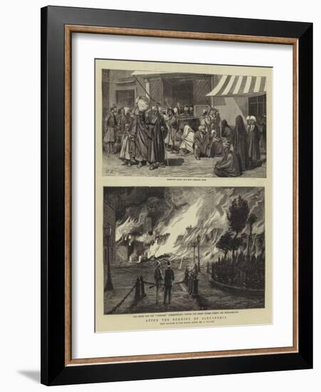 After the Burning of Alexandria-Charles Edwin Fripp-Framed Giclee Print