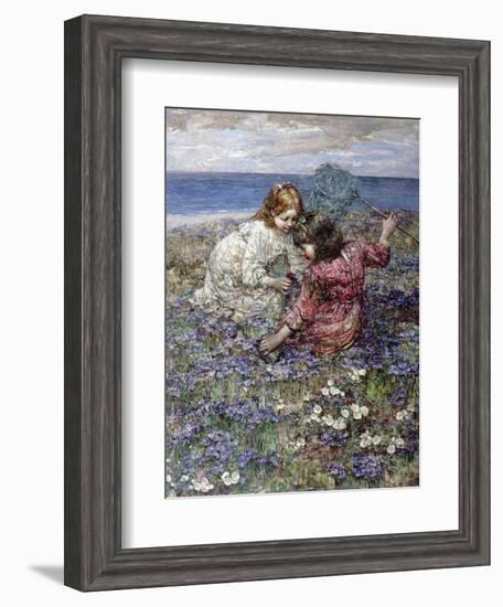 After the Butterfly Chase, 1911-Edward Atkinson Hornel-Framed Giclee Print