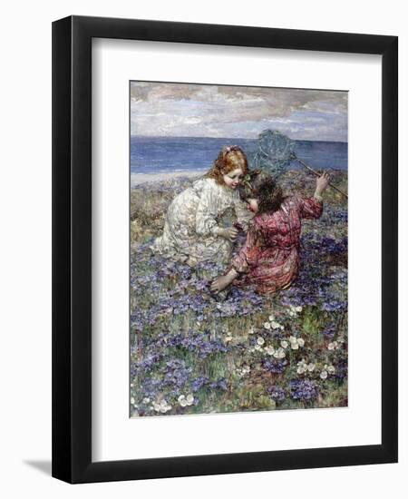 After the Butterfly Chase, 1911-Edward Atkinson Hornel-Framed Giclee Print