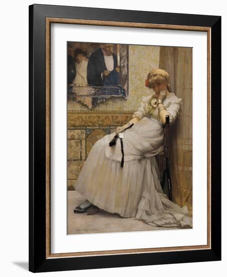 After the Dance, 1883 (Oil on Canvas)-John Lavery-Framed Giclee Print