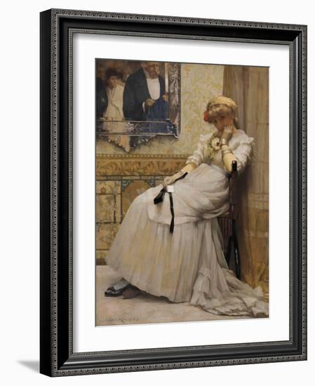 After the Dance, 1883 (Oil on Canvas)-John Lavery-Framed Giclee Print