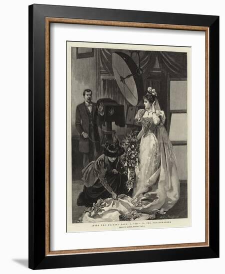 After the Drawing Room, a Visit to the Photographer-Arthur Hopkins-Framed Giclee Print