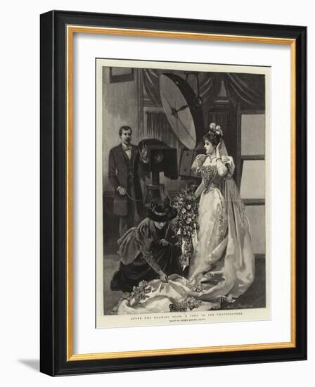 After the Drawing Room, a Visit to the Photographer-Arthur Hopkins-Framed Giclee Print