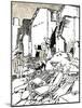 'After the Earthquake', 1907 (1912)-Charles Robinson-Mounted Giclee Print