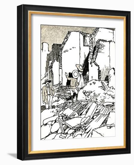 'After the Earthquake', 1907 (1912)-Charles Robinson-Framed Giclee Print