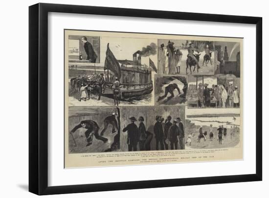 After the Egyptian Campaign, the Special Correspondents' Holiday Trip Up the Nile-Joseph Nash-Framed Giclee Print
