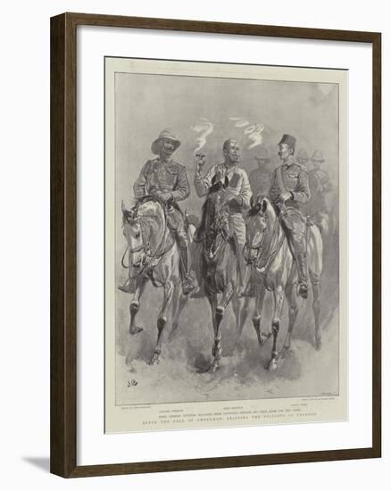 After the Fall of Omdurman, Enjoying the Delights of Freedom-John Charlton-Framed Giclee Print