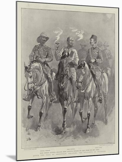 After the Fall of Omdurman, Enjoying the Delights of Freedom-John Charlton-Mounted Giclee Print