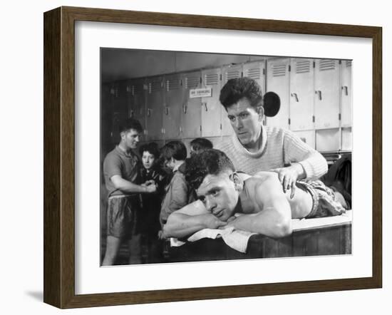 After the Fight, the Horden Colliery Training Gym, Sunderland, Tyne and Wear, 1964-Michael Walters-Framed Photographic Print