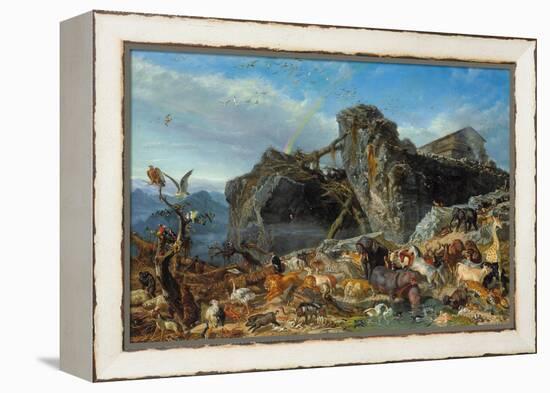 After the Flood: the Exit of Animals from the Ark, 1867-Filippo Palizzi-Framed Premier Image Canvas