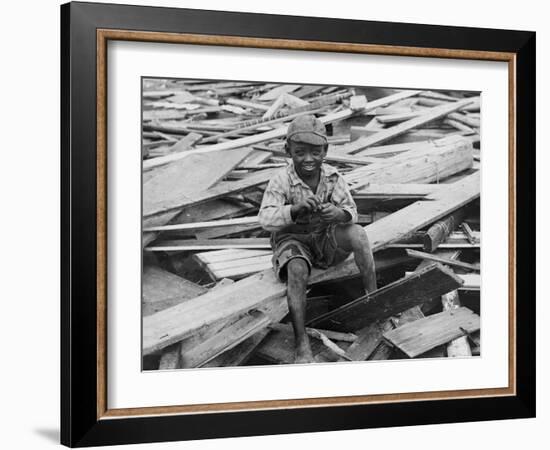 After the Galveston Hurricane, 1900-American Photographer-Framed Photographic Print