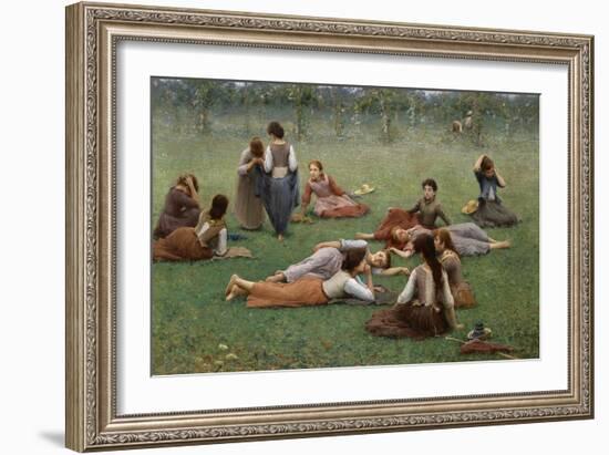 After the Game-Fausto Zonaro-Framed Giclee Print