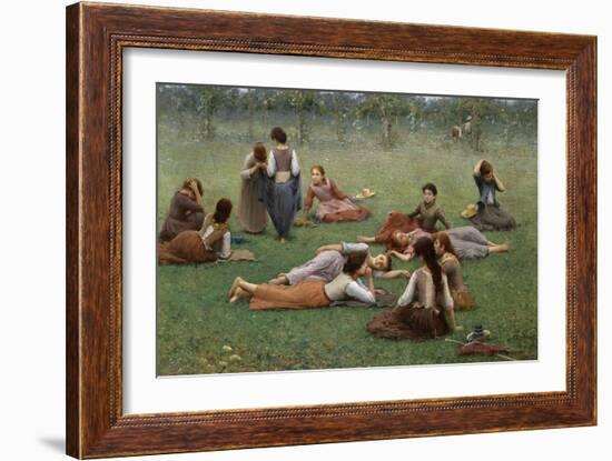 After the Game-Fausto Zonaro-Framed Giclee Print