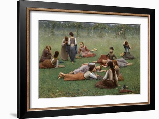 After the Game-Fausto Zonaro-Framed Giclee Print