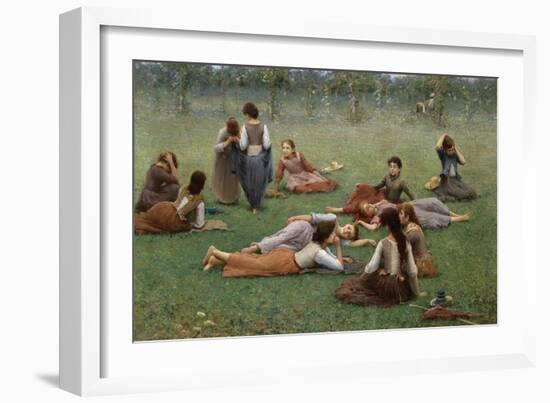 After the Game-Fausto Zonaro-Framed Giclee Print