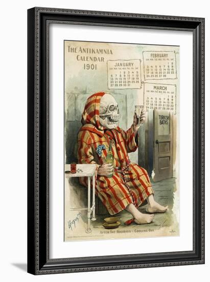 After the Holidays - Cooling Off-Louis Crucius-Framed Giclee Print