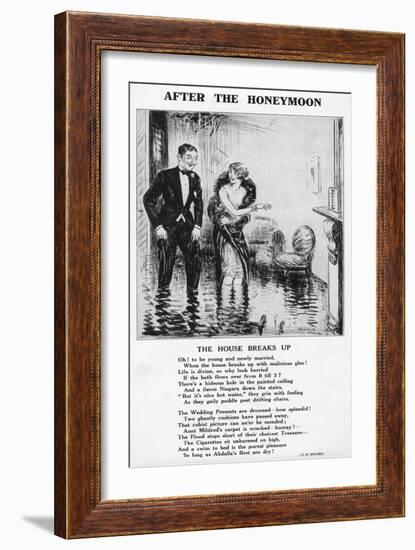 'After the Honeymoon - The House Breaks Up', 1927-Unknown-Framed Giclee Print