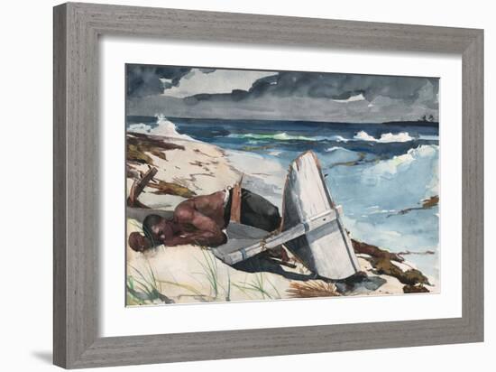 After the Hurricane, Bahamas, 1899-Winslow Homer-Framed Giclee Print